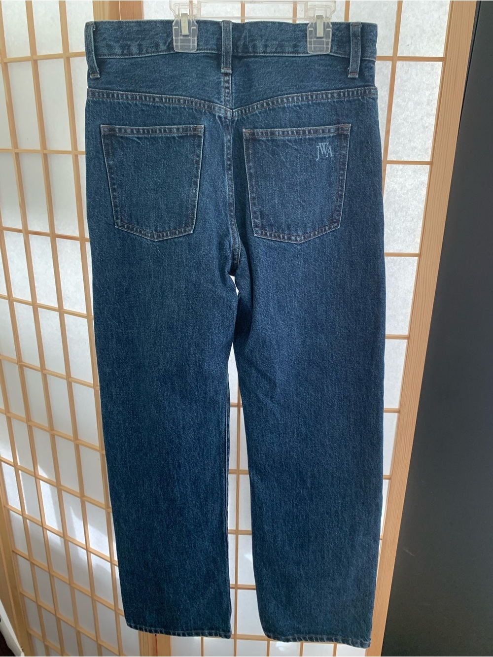 NWT UNIQLO X JW Anderson Dark Blue Straight-Leg Jeans Size 24